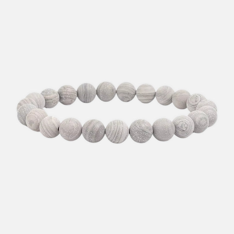 Bracelet Elastique de Perles en Pierres Naturelles