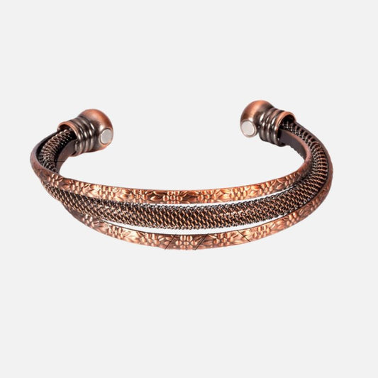 Bracelet Africain Homme Jonc Cuivre