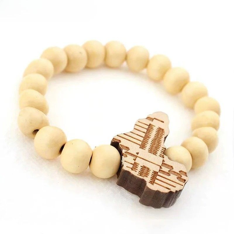 Bracelet Africain Homme en Perles Bois