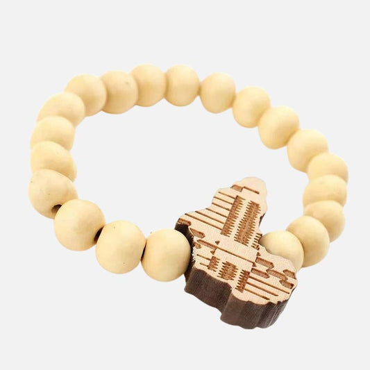 Bracelet Africain Homme en Perles Bois