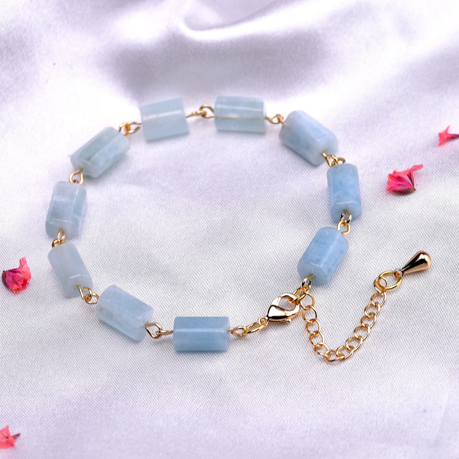 Bracelet Aigue Marine Femme Éclat Céleste