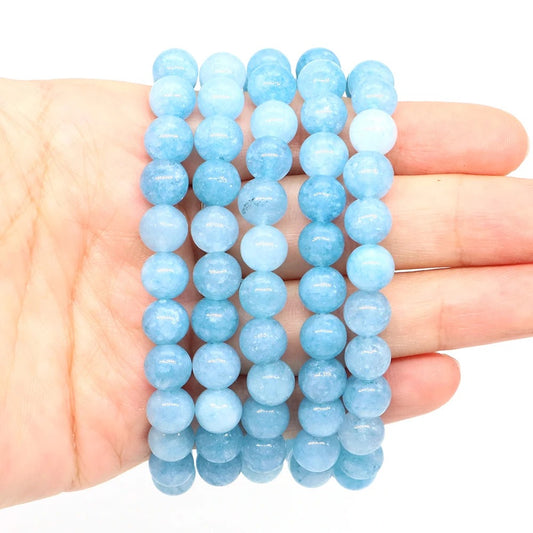 Bracelet Aigue Marine Femme Raffinement Bleu