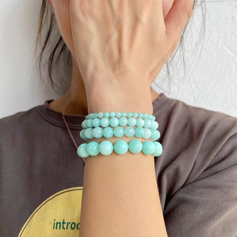 Bracelet Amazonite Lot de 4