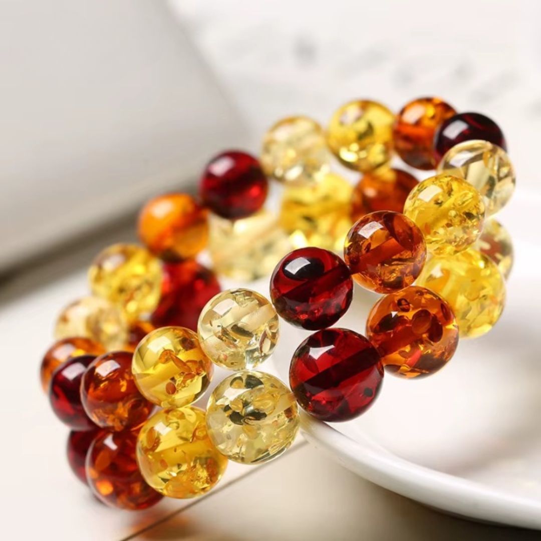 Bracelet Ambre Baltique à Perles