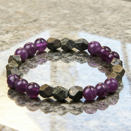 Bracelet Améthyste Homme Force Minérale