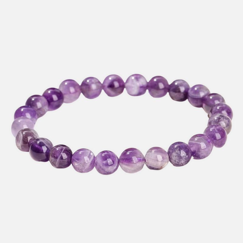 Bracelet Améthyste Tendance à Perles