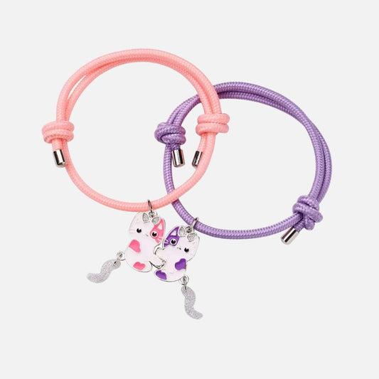Bracelet Amitié BFF Chat pour Enfant