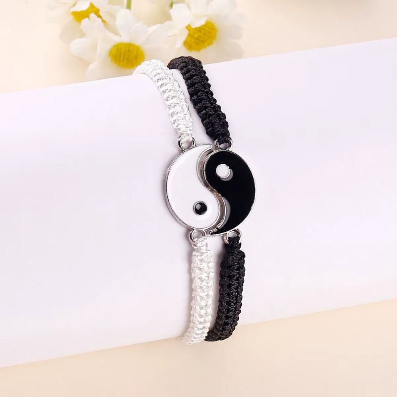 Bracelet Amitié Tressés du Ying et du Yang
