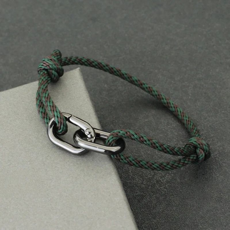 Bracelet Amour Homme Stylé Mousquetons