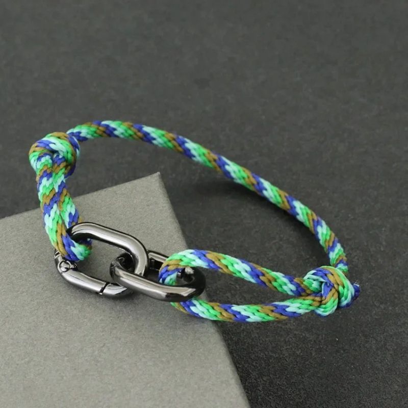 Bracelet Amour Homme Stylé Mousquetons