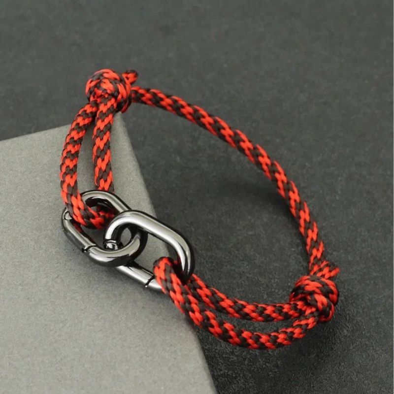 Bracelet Amour Homme Stylé Mousquetons