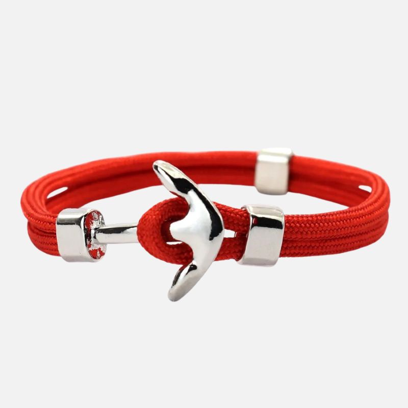 Bracelet Ancre Homme Corde Nautique