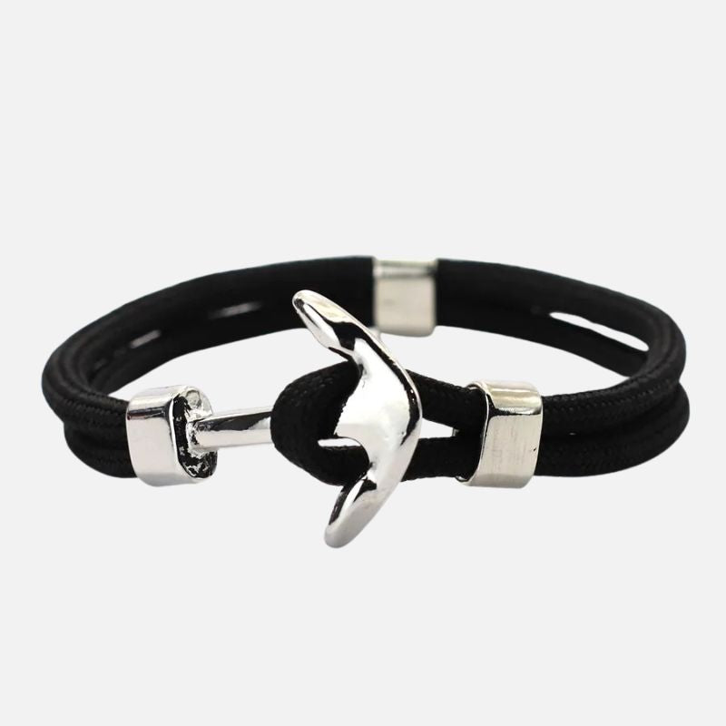 Bracelet Ancre Homme Corde Nautique