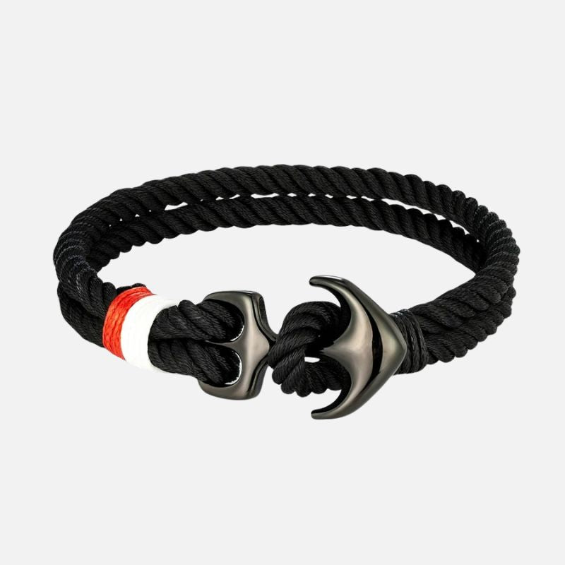 Bracelet Ancre Homme Corde Style Marin