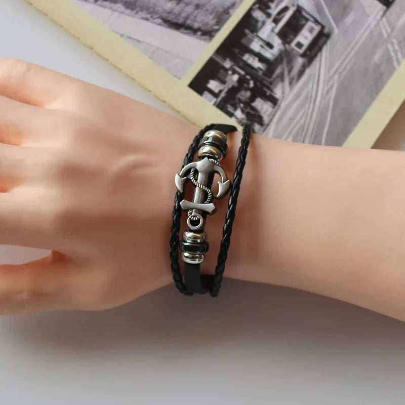 Bracelet Ancre Homme Esprit Voyageur