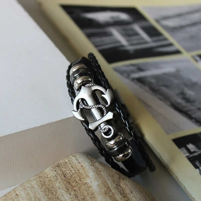 Bracelet Ancre Homme Esprit Voyageur