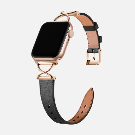 Bracelet Apple Watch Femme Élégance Croisée – Acier Inoxydable