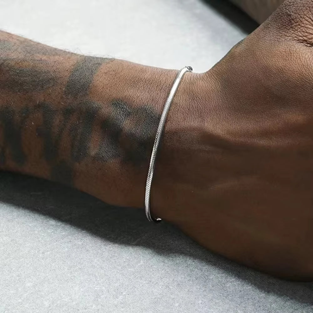 Bracelet Argenté en Argent Sterling