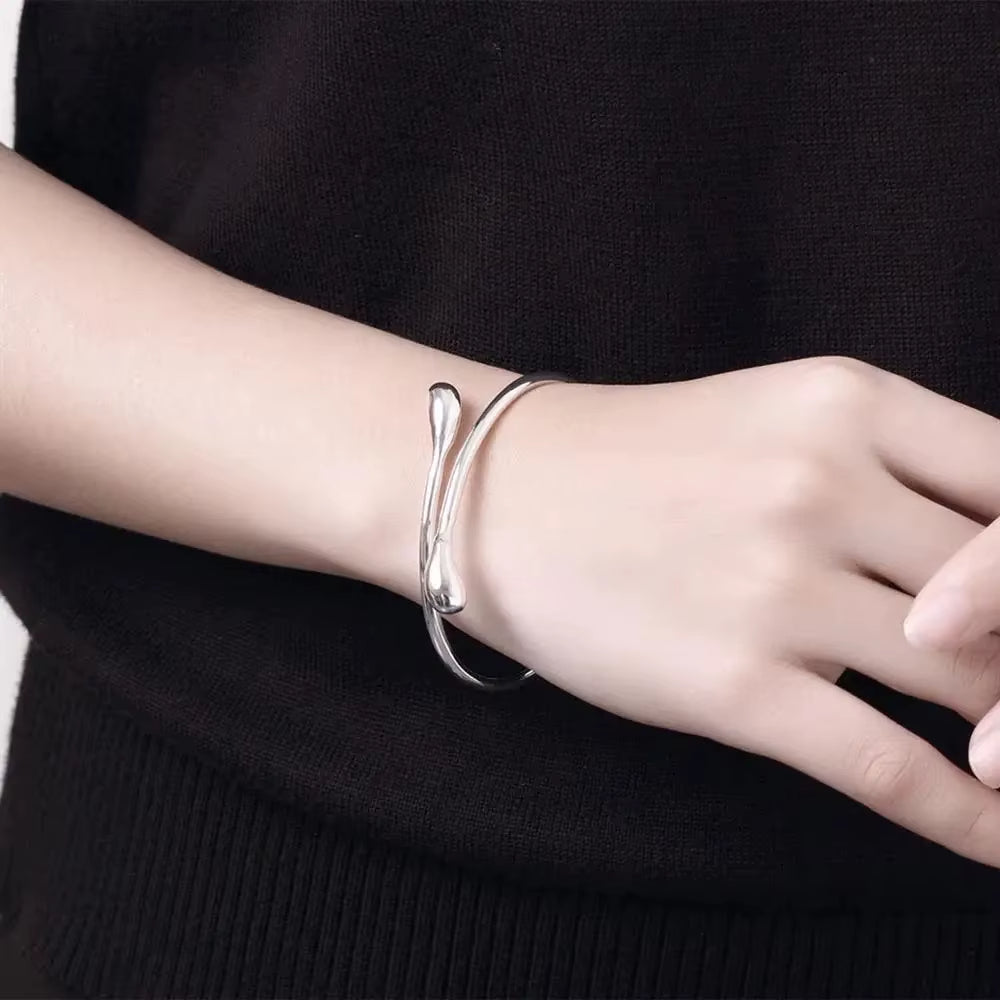 Bracelet Argenté Goutte d’Eau
