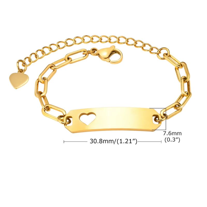 Bracelet Bapteme Style Gourmette