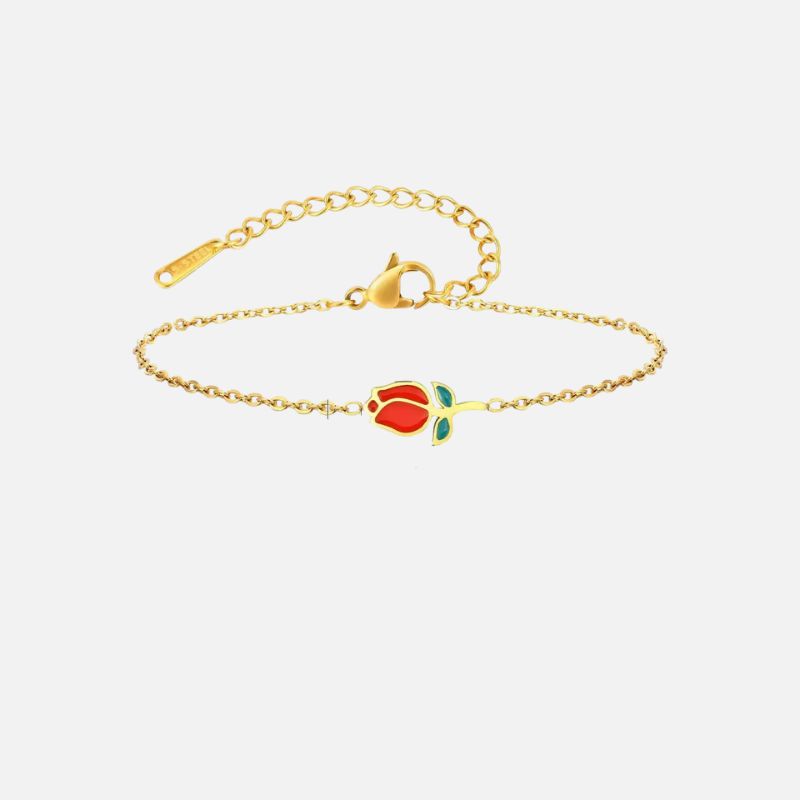 Bracelet Bébé Fille Acier Inoxydable Douceur