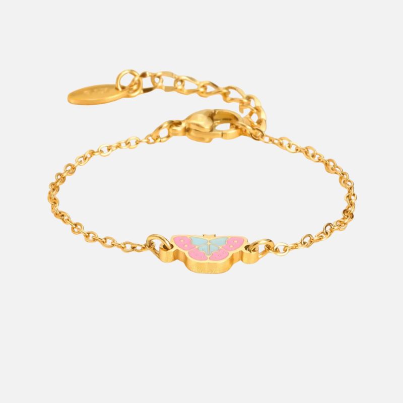 Bracelet pour Bébé Papillon – Acier Inoxydable