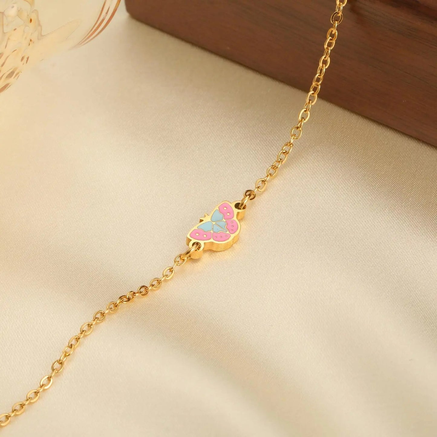 Bracelet pour Bébé Papillon – Acier Inoxydable