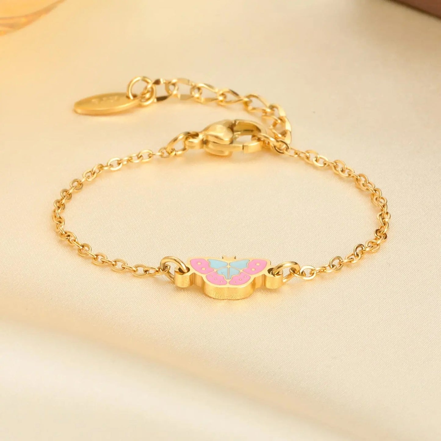 Bracelet pour Bébé Papillon – Acier Inoxydable