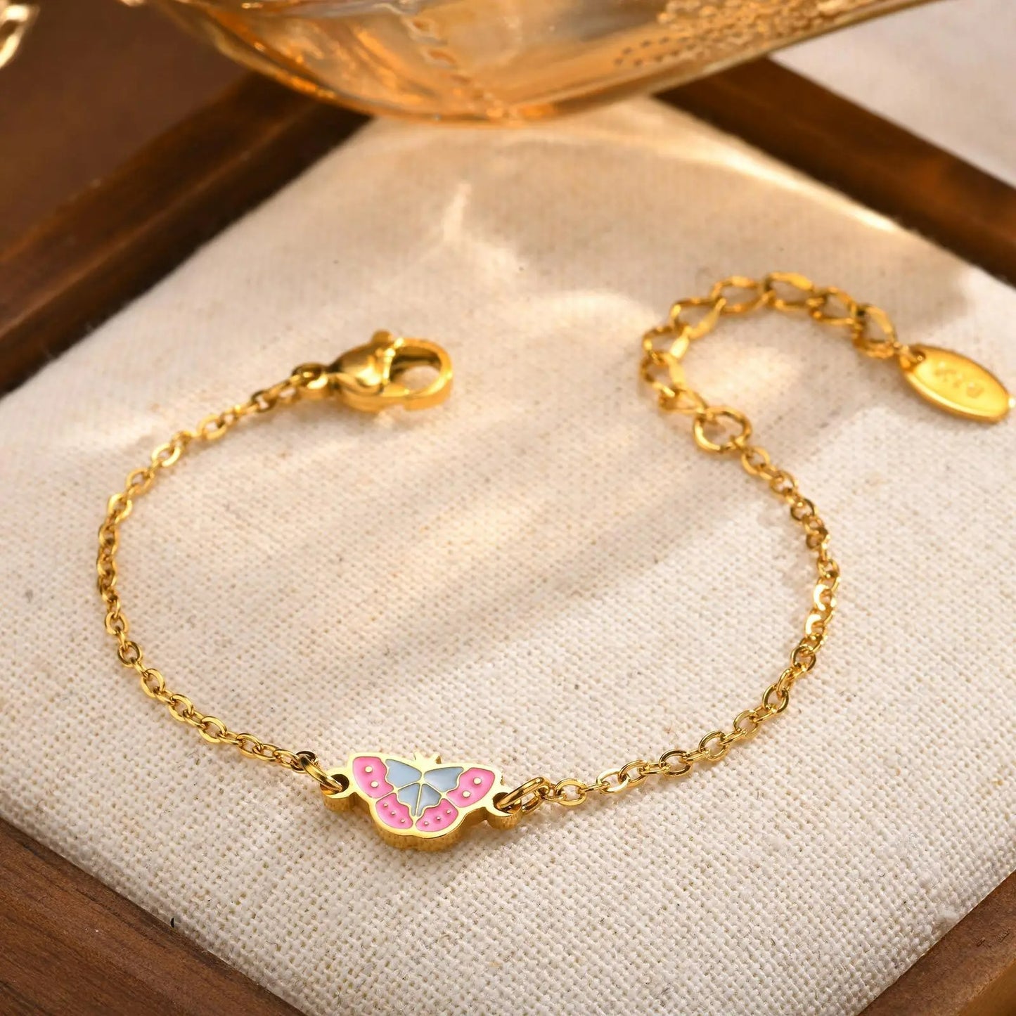 Bracelet pour Bébé Papillon – Acier Inoxydable