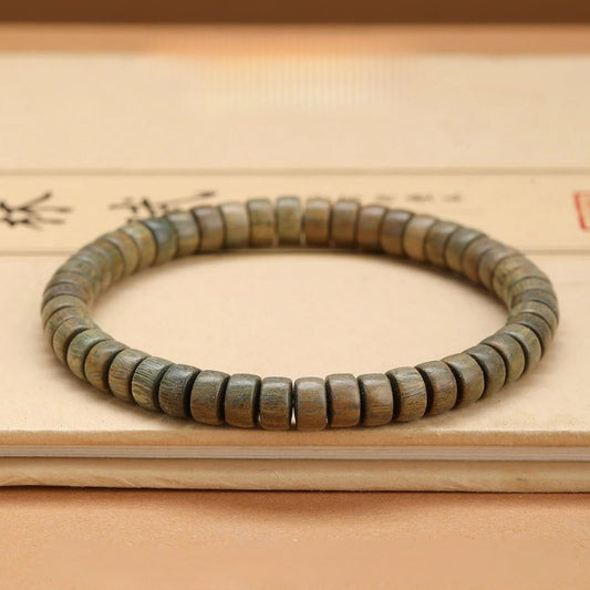 Bracelet Bois Femme Perles Naturelles Nuancées