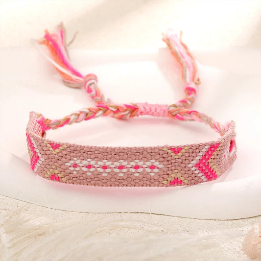 Bracelet Brésilien Femme Couleurs Tressé