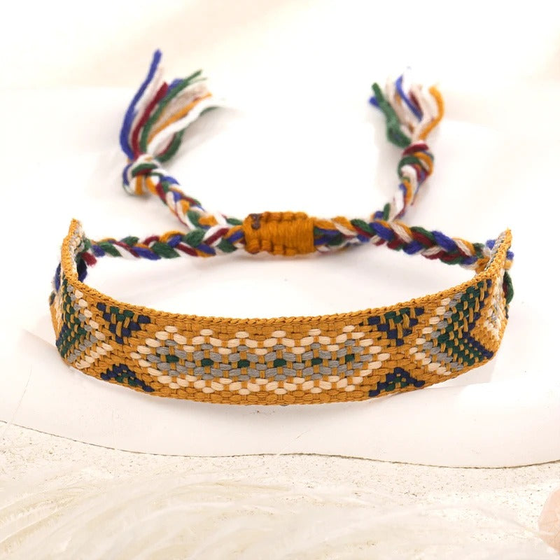 Bracelet Brésilien Femme Couleurs Tressé