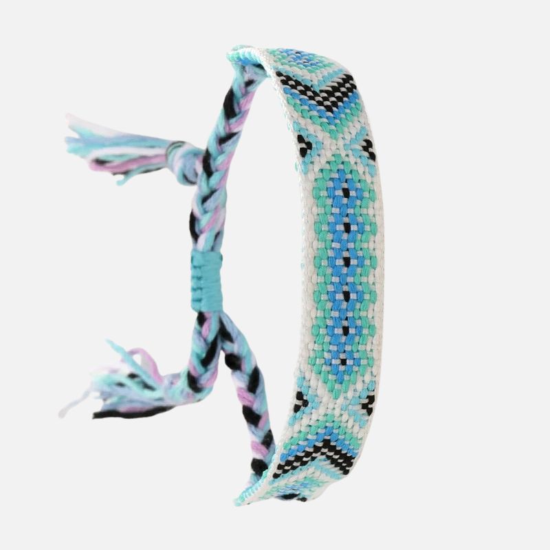 Bracelet Brésilien Femme Couleurs Tressé