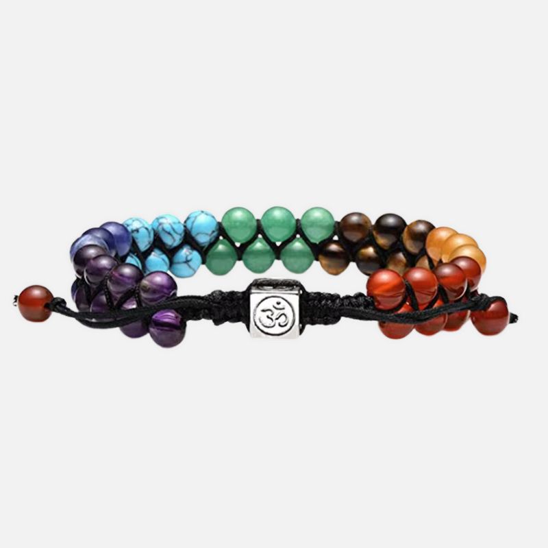 Bracelet Chakra de Protection en Pierre Naturelle