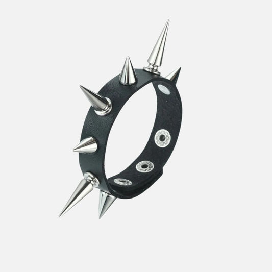 Bracelet Clou Homme Punk Noir