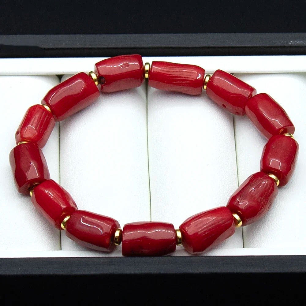 Bracelet Corail Femme Éclat Intense