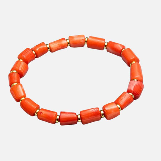 Bracelet Corail Femme Énergie Solaire