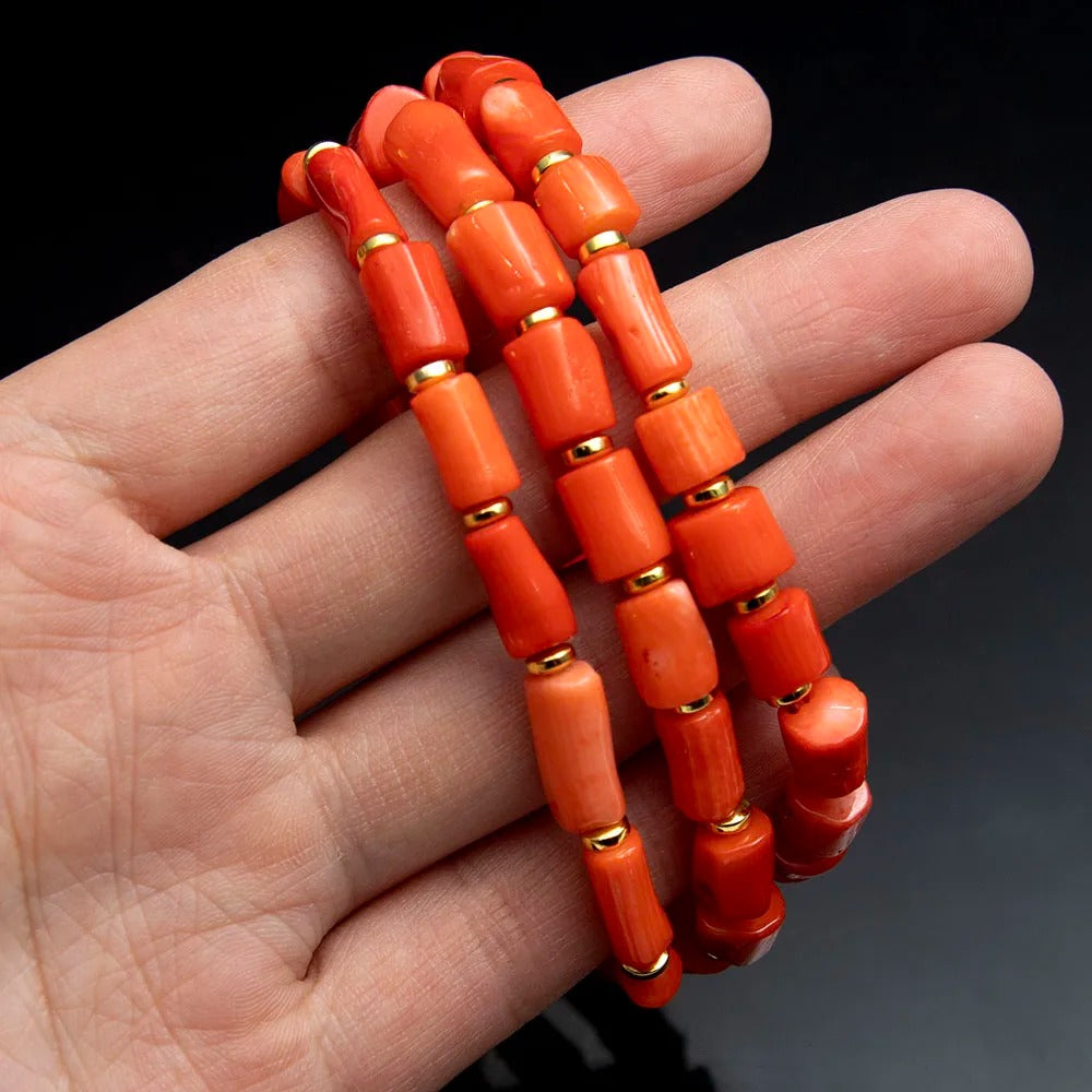 Bracelet Corail Femme Énergie Solaire
