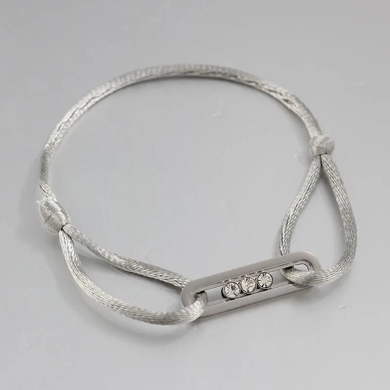 Bracelet Cordon Femme Bijoux Acier Inoxydable