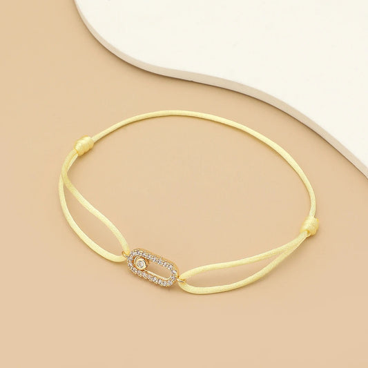 Bracelet Cordon Femme Éclat Minimal