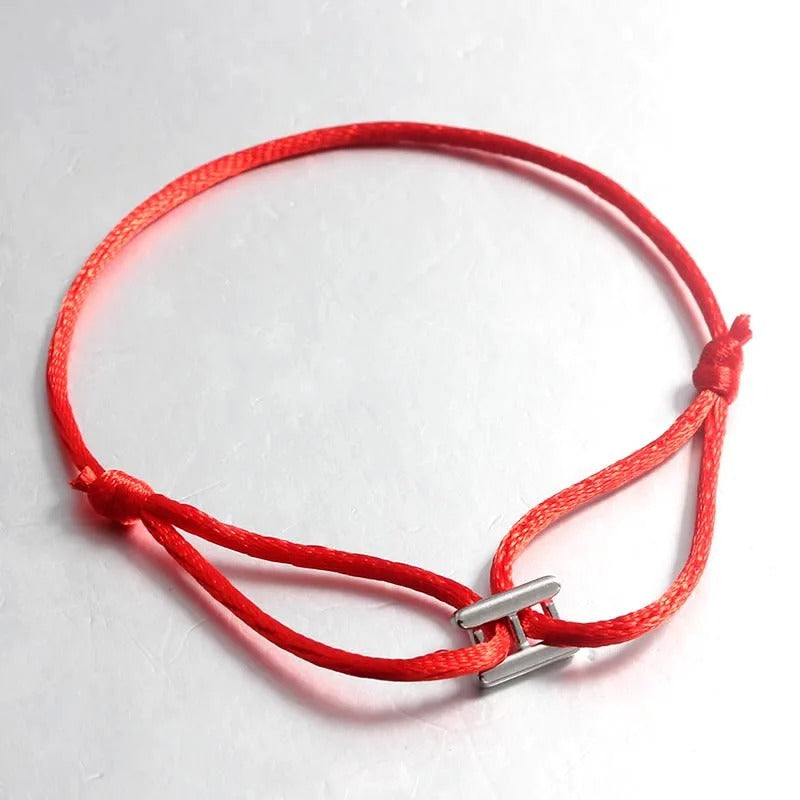 Bracelet Cordon Femme Satiné Acier Inoxydable