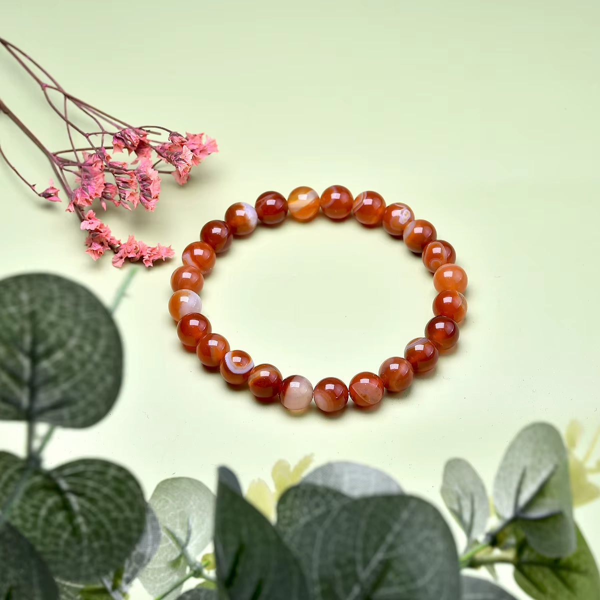Bracelet Cornaline Ensemble de 3
