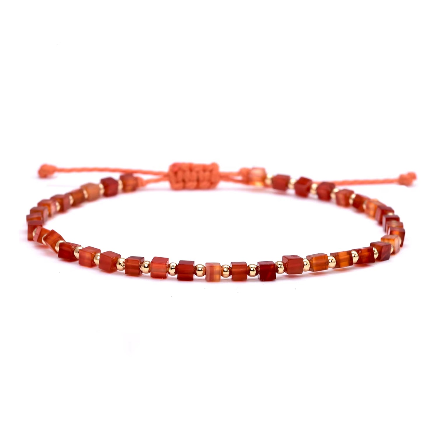 Bracelet Cornaline Moderne sur fond blanc
