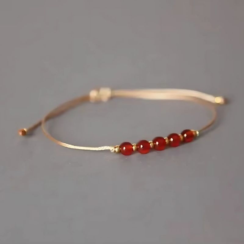 Bracelet Cornaline Réglable