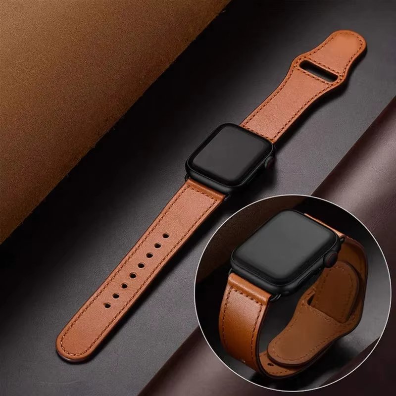 Bracelet Cuir Apple Watch Résistant