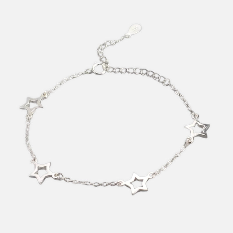 Bracelet Étoile Maille Fine