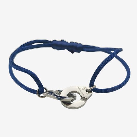 Bracelet Femme Menotte Simple Corde Et Acier Inoxydable