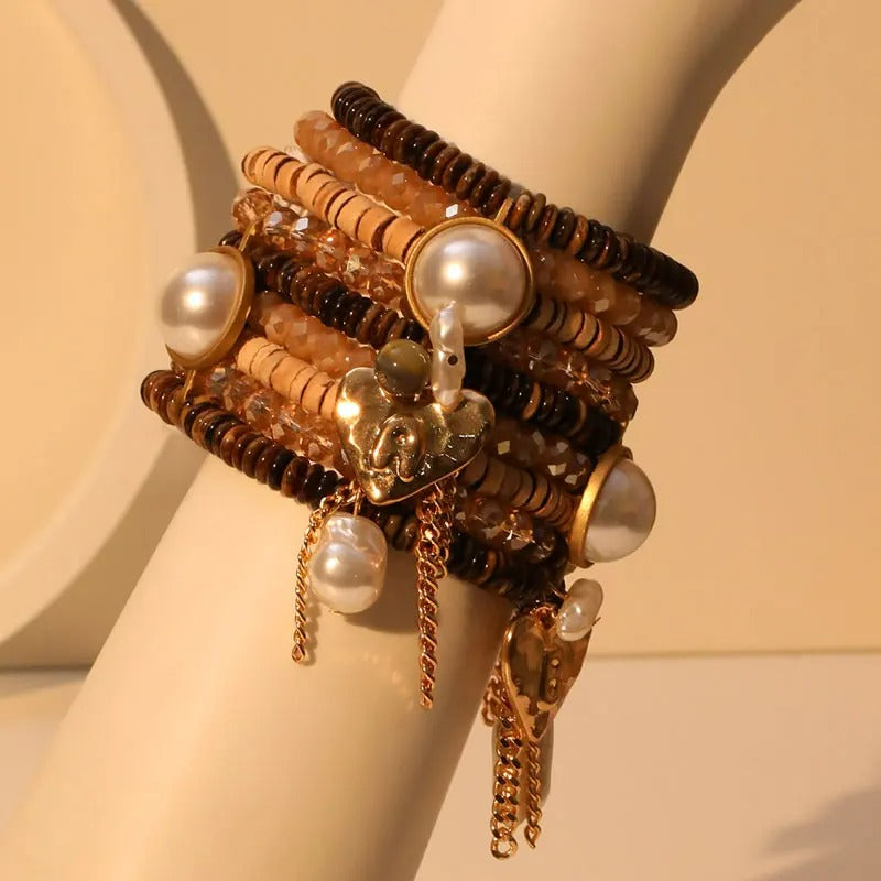 Bracelet Femme Multirang Breloques