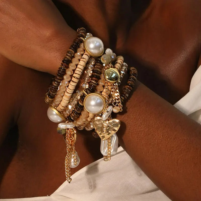 Bracelet Femme Multirang Breloques