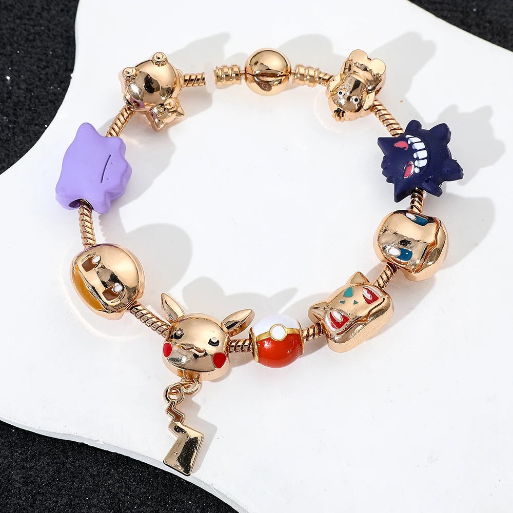 Bracelet Garçon Pokémon Héros Dorés